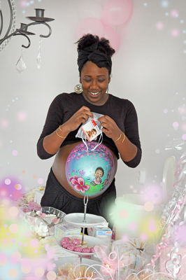 Babyshower Bellypaint Looklab Fotoshoot